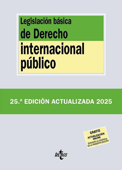 LEGISLACION BASICA DE DERECHO INTERNACIONAL PRIVADO (28ª ED.) | VARIOS