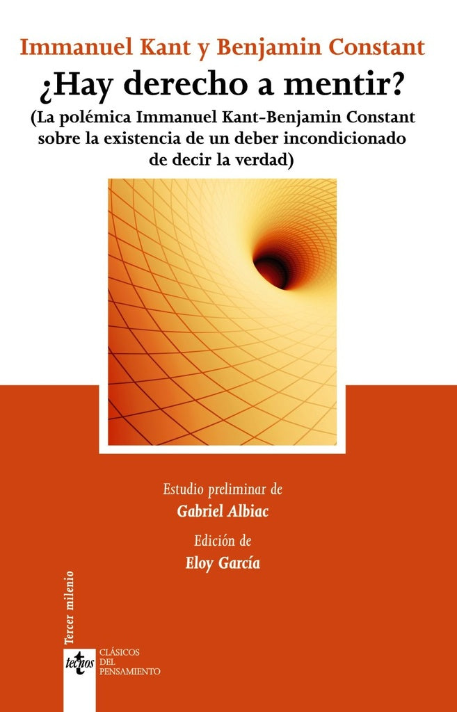 HAY DERECHO A MENTIR? POLEMICA IMMANUEL KANT-BENJAMIN CONSTANT . OFERTA Bs. 70 | KANT, CONSTANT