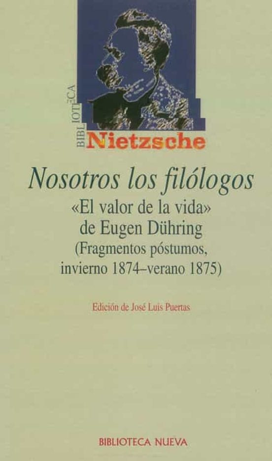 NOSOTROS LOS FILOLOGOS Rebaja 126 Bs. | FRIEDRICH NIETSZCHE