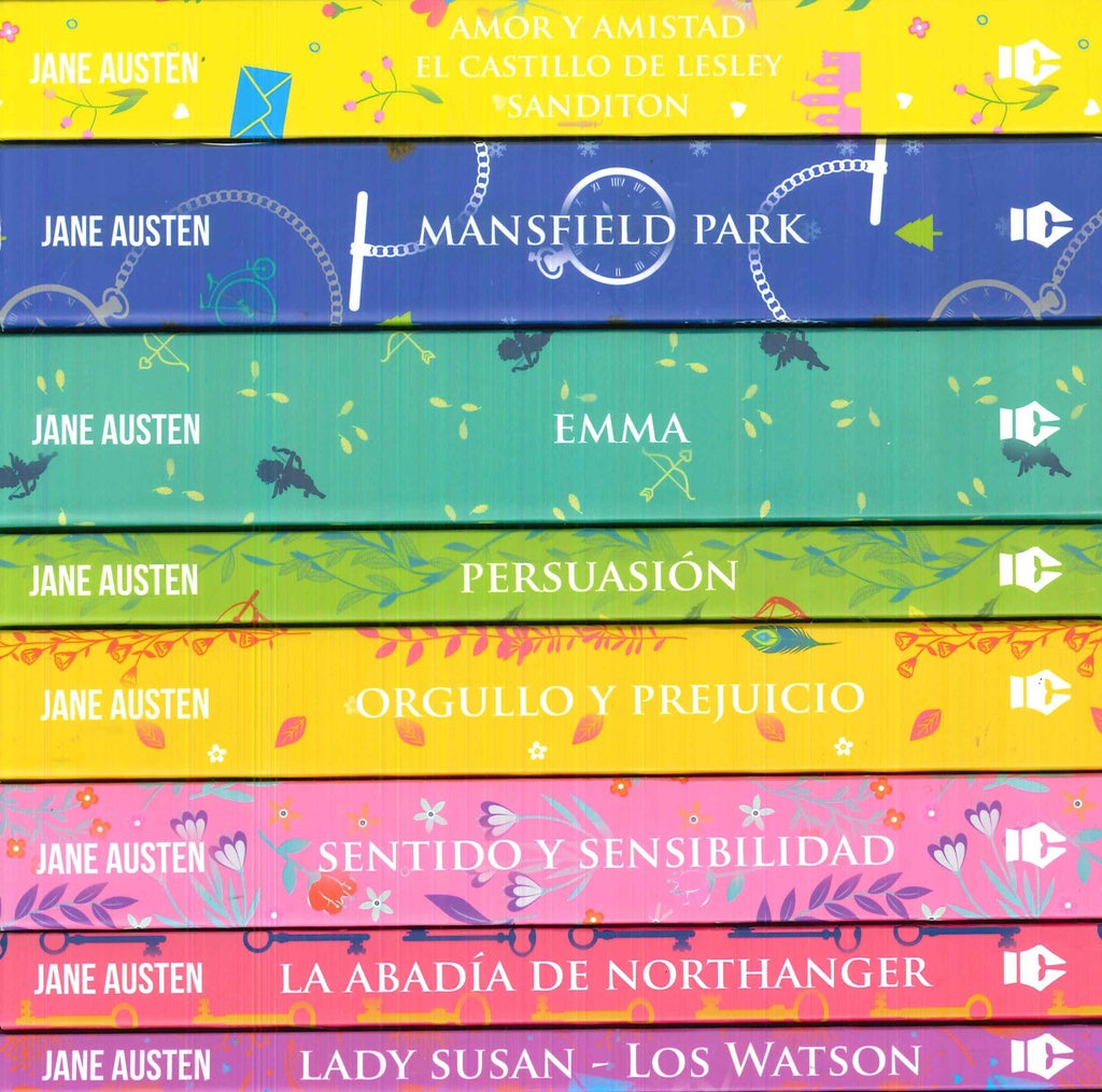 OBRAS COMPLETAS DE JANE AUSTEN - ESTUCHE CON 8 LIBROS | JANE AUSTEN