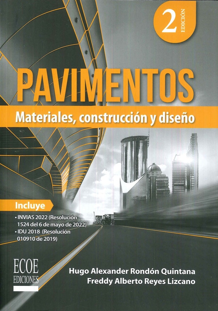 PAVIMENTOS. MATERIALES CONTRUCCION Y DISEÑO | HUGO RONDON