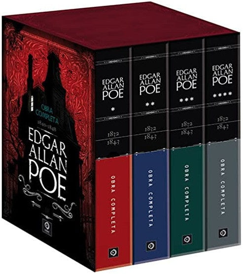 CUENTOS RELATOS POESIA (OBRA COMPLETA) Y SELECCION DE ENSAYOS. 4 VOLS | EDGAR ALLAN POE