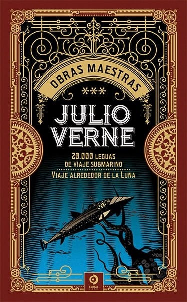 OBRAS MAESTRAS III. 20.000 leguas de viaje submarino y Viaje alrededor de la Luna. | JULIO VERNE