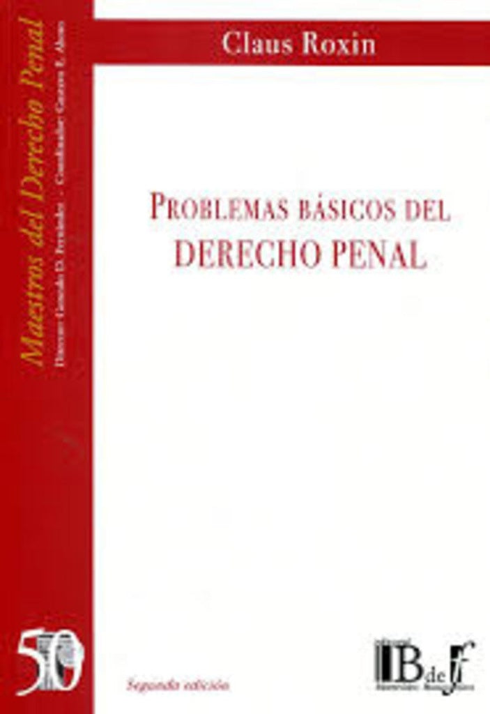 PROBLEMAS BASICOS DEL DERECHO PENAL. | CLAUS ROXIN