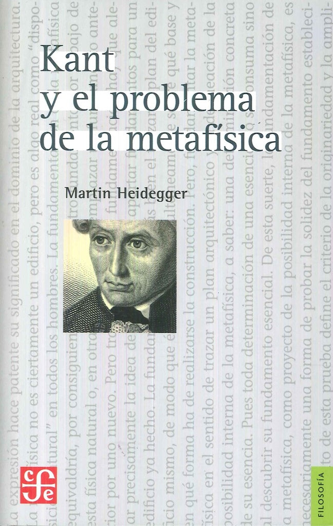 KANT Y EL PROBLEMA DE LA METAFISICA | MARTIN HEIDEGGER