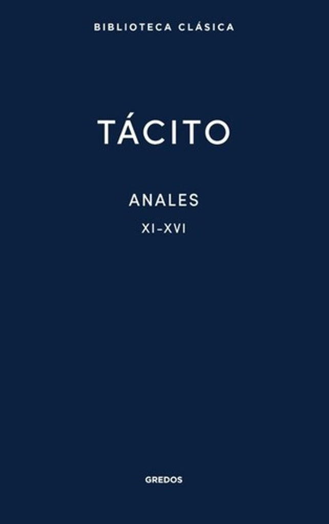 ANALES II. LIBROS XI-XVI | TACITO