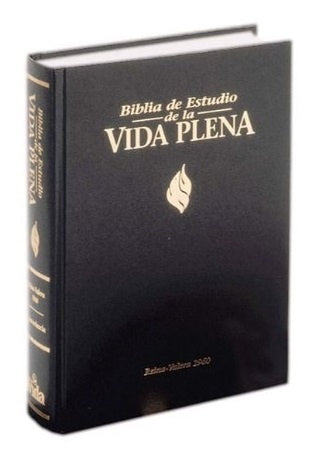 BIBLIA DE ESTUDIO DE LA VIDA PLENA. Imitacion piel negro