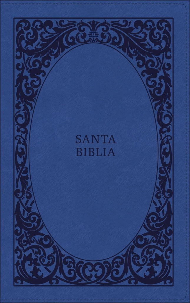 BIBLIA. CON IMAGENES HISTORICAS DE TIERRA SANTA. Tapa Azul