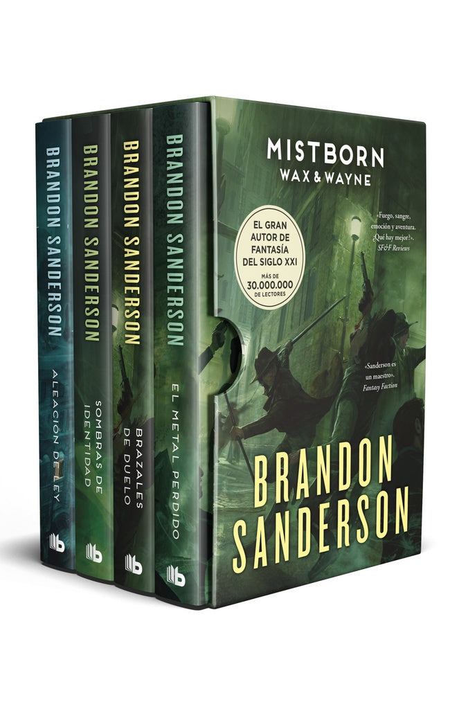 MISTBORN. WAX & WAYNE. Aleacion de ley. Sombras de identidad. Brazales de Duelo. El metal perdido | BRANDON SANDERSON
