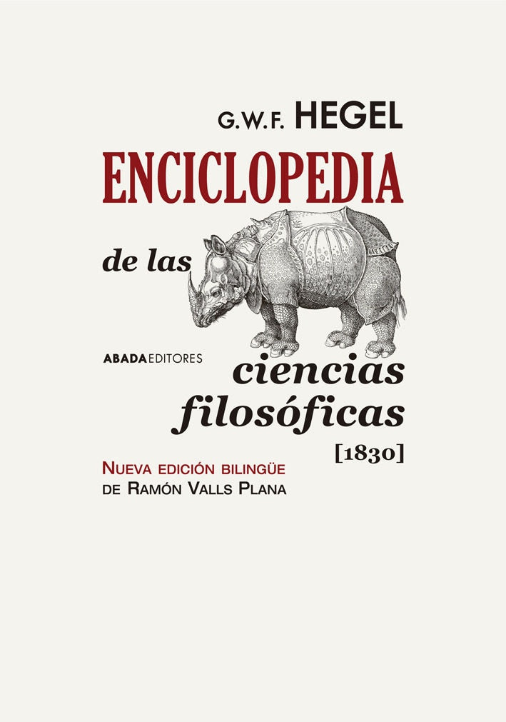 ENCICLOPEDIA DE LAS CIENCIAS FILOSOFICAS | G. W. F. HEGEL