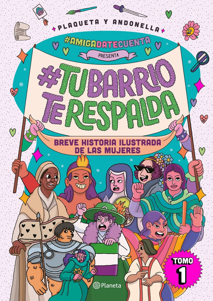 TU BARRIO TE RESPALDA. AMIGA DATE CUENTA Rebaja 110 Bs | ANDONELLA Y PLAQUETA