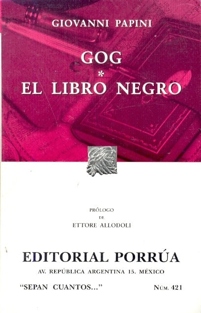GOG / EL LIBRO NEGRO | GIOVANNI PAPINI