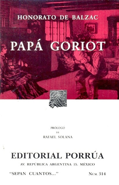PAPA GORIOT | HONORE DE BALZAC