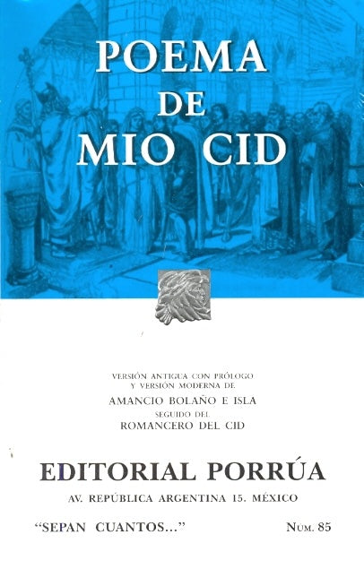 POEMA DE MIO CID | ANONIMO