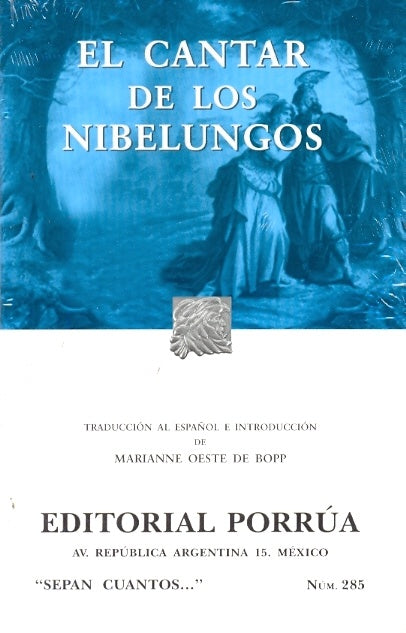CANTAR DE LOS NIBELUNGOS, EL. | ANONIMO
