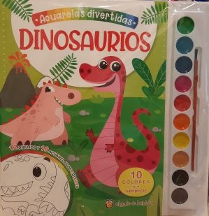 ACUARELAS DIVERTIDAS - DINOSAURIOS