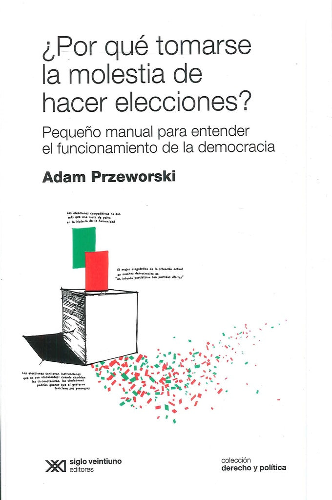 POR QUE TOMARSE LA MOLESTIA DE HACER ELECCIONES? REBAJA 70 BS | ADAM PRZEWORSKI
