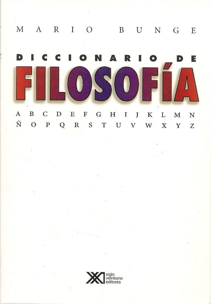 DICCIONARIO DE FILOSOFIA | MARIO BUNGE
