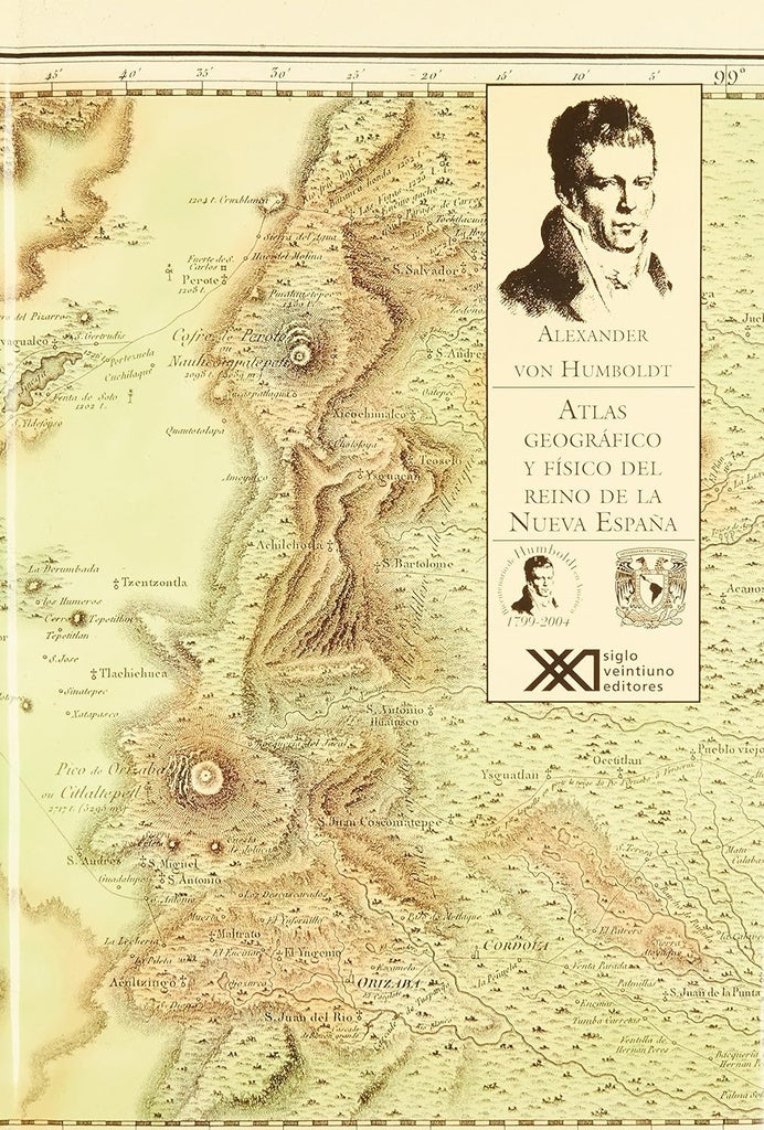 ATLAS GEOGRAFICO Y FISICO DEL REINO DE LA NUEVA ESPAÑA Rebaja 290 Bs | ALEXANDER VON HUMBOLDT