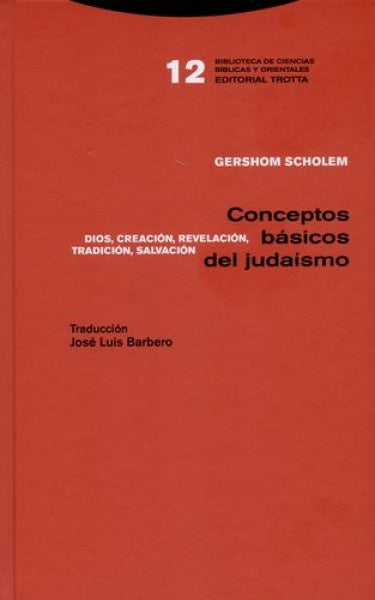 CONCEPTOS BASICOS DEL JUDAISMO | GERSHOM SCHOLEM
