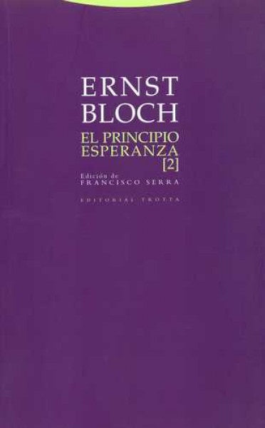 PRINCIPIO ESPERANZA (2), EL | ERNST BLOCH