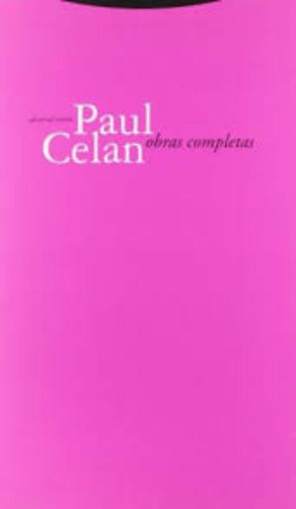 OBRAS COMPLETAS (CELAN) Rebaja 269 Bs. | PAUL CELAN