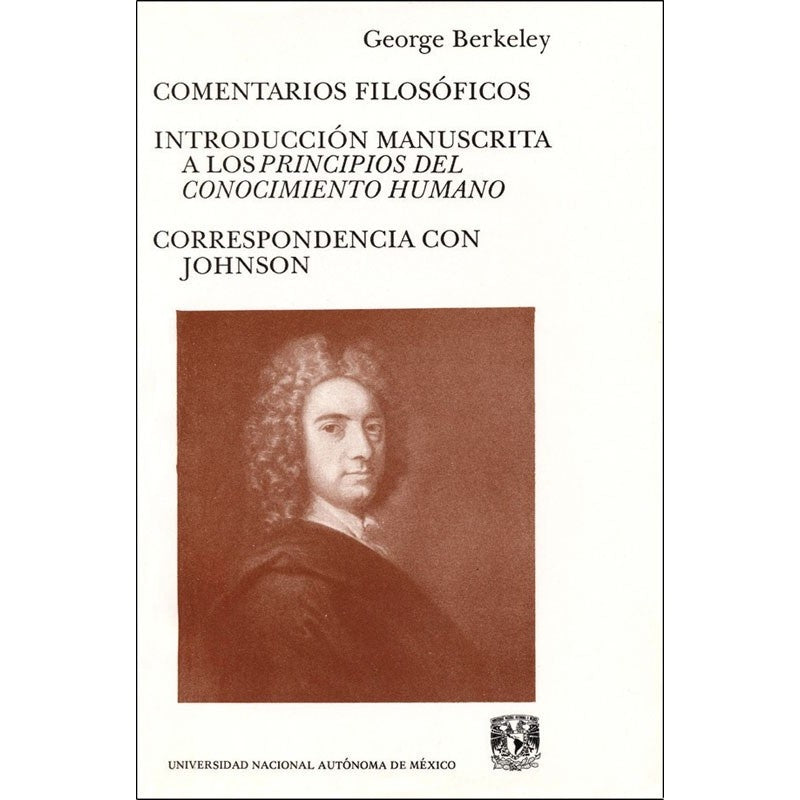 COMENTARIOS FILOSOFICOS . REBAJA Bs. 115 | GEORGE BERKELEY