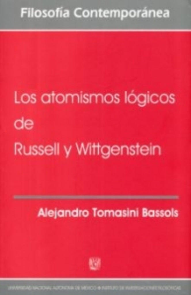 ATOMISMOS LOGICOS DE RUSSELL Y WITTGENSTEIN . OFERTA Bs. 75 | ALEJAND TOMASINI