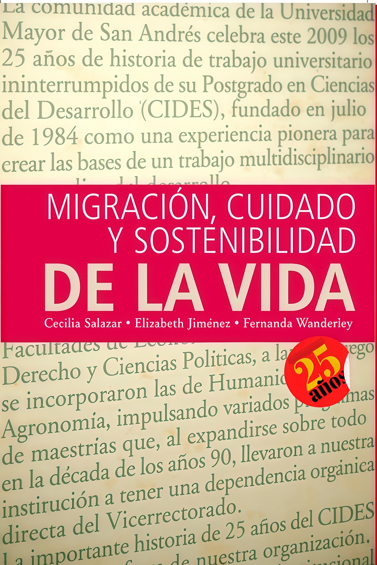 MIGRACION, CUIDADO Y SOSTENIBILIDAD DE LA VIDA | CECILIA SALAZAR