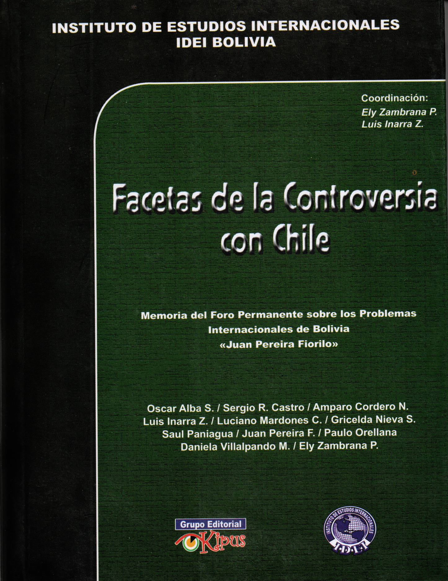 FACETAS DE LA CONTROVERSIA CON CHILE | ZAMBRAÑA, INARRA