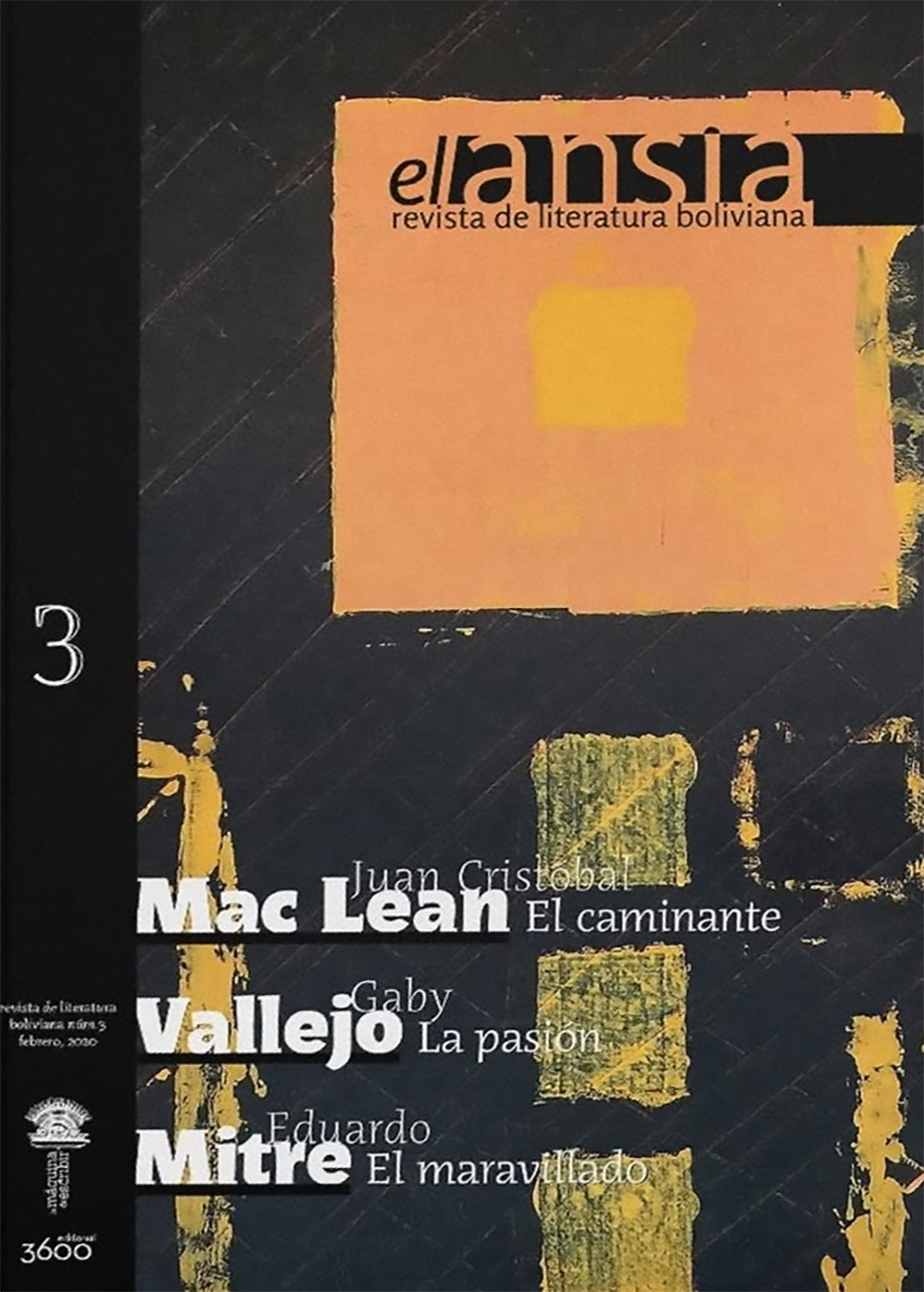 ANSIA, EL. REV. DE LITERATURA BOLIVIANA | VARIOS