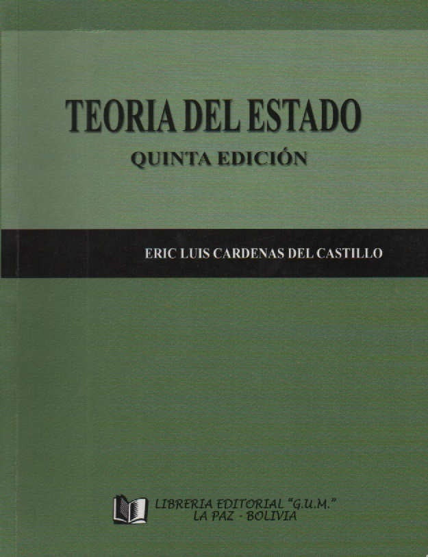 TEORIA DEL ESTADO  QUINTA EDICION | CARDENAS, CARDENAS DEL CASTILLO