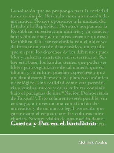 GUERRA Y PAZ EN EL KURDISTAN | ABDULLAH OCALAN