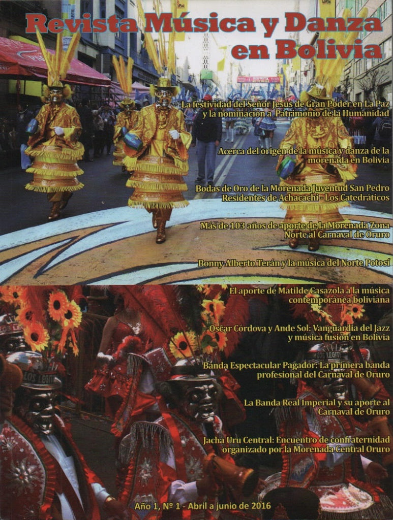 REVISTA MUSICA Y DANZA EN BOLIVIA | GUTIERREZ CONDORI RAMIRO