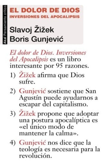 DOLOR DE DIOS. INVERSIONES DEL APOCALIPSIS, EL. | SLAVOJ ZIZEK