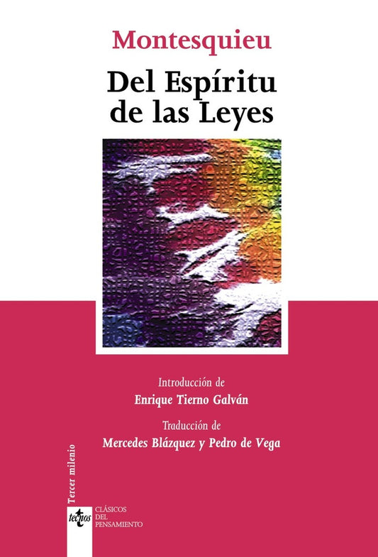 DEL ESPIRITU DE LAS LEYES Rebaja 200 Bs | MONTESQUIEU