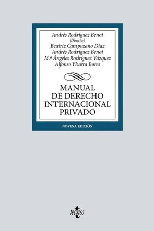 MANUAL DE DERECHO INTERNACIONAL PRIVADO Rebaja 140 Bs | ANDRES RODRIGUEZ BENOT