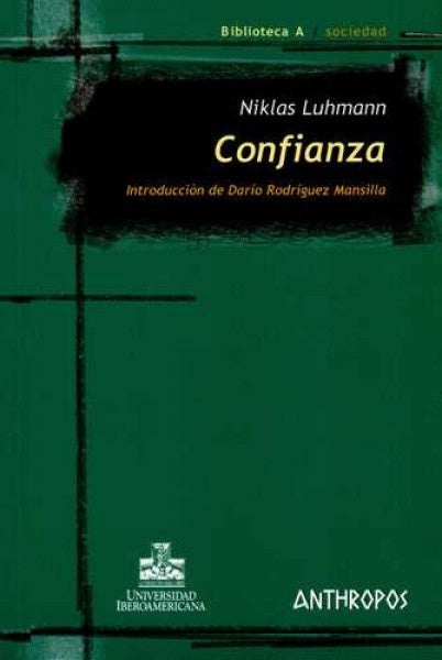 CONFIANZA OFERTA 40 Bs. | NIKLAS LUHMANN