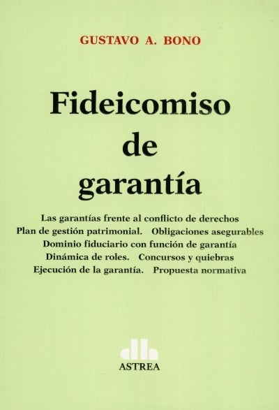 FIDEICOMISO DE GARANTIA  Rebaja 337 Bs. | GUSTAVO BONO