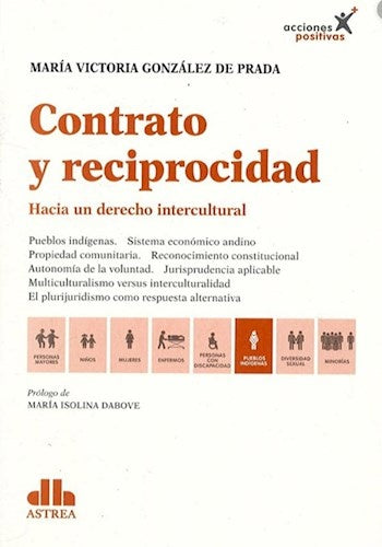 CONTRATO Y RECIPROCIDAD. Rebaja 200 Bs | MARIA GONZALEZ DE PRADA