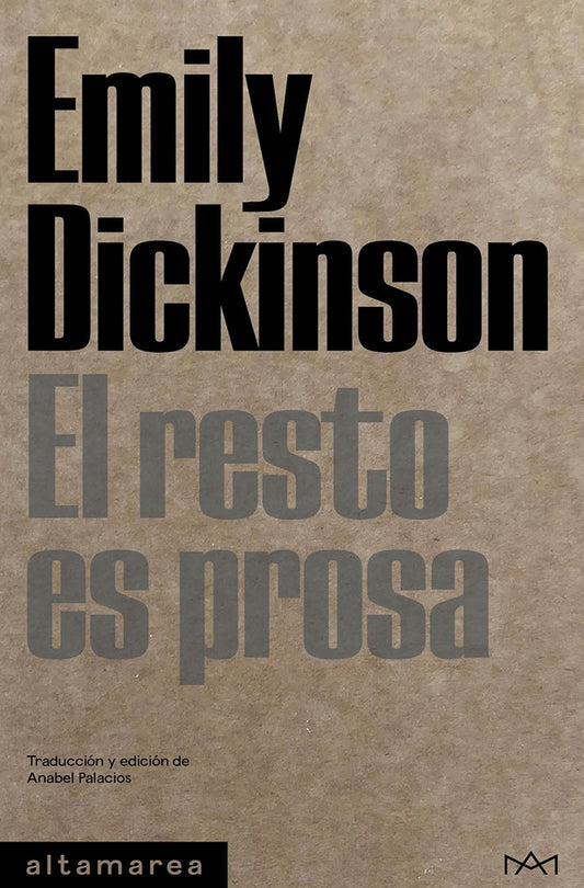 RESTO ES PROSA, EL | EMILY DICKINSON