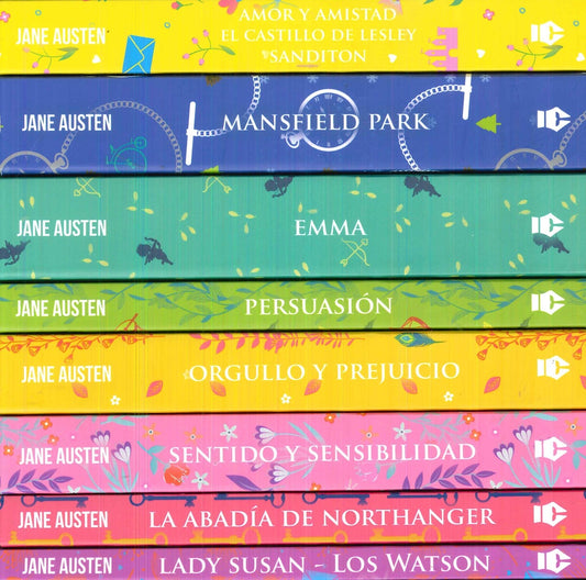 OBRAS COMPLETAS DE JANE AUSTEN - ESTUCHE CON 8 LIBROS | JANE AUSTEN