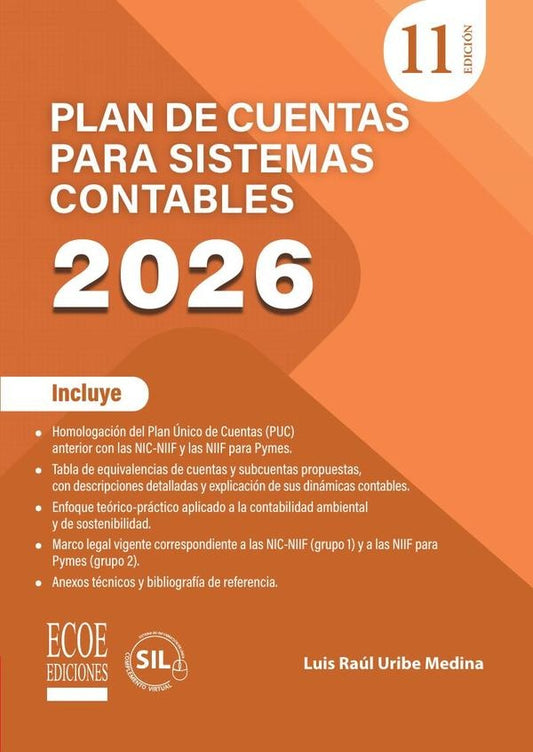 PLAN DE CUENTAS PARA SISTEMAS CONTABLES 2026 | LUIS URIBE