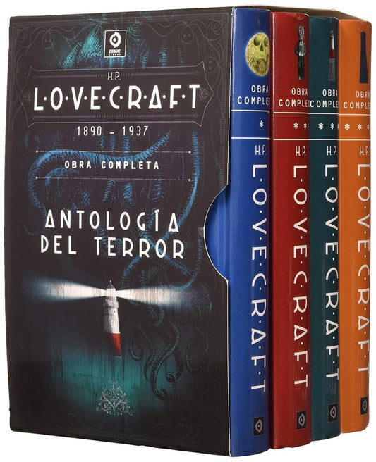 OBRA COMPLETA. ANTOLOGIA DEL TERROR.  4 TOMOS | H. P. LOVECRAFT