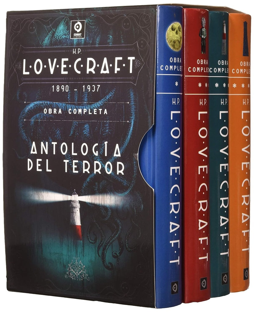 OBRA COMPLETA. ANTOLOGIA DEL TERROR.  4 TOMOS | H. P. LOVECRAFT