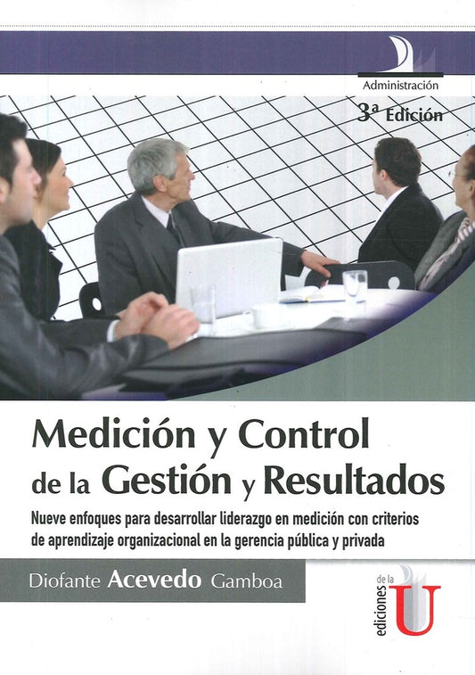 MEDICION Y CONTROL DE LA GESTION Y RESULTADOS  Rebaja 160 Bs. | DIOFANTE ACEVEDO GAMBOA