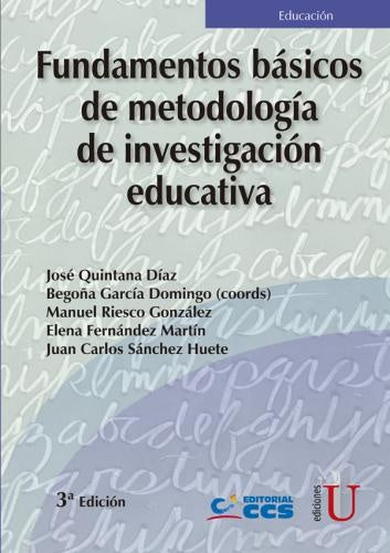 FUNDAMENTOS BASICOS DE METODOLOGIA DE INVESTIGACION EDUCATIVA | VARIOS