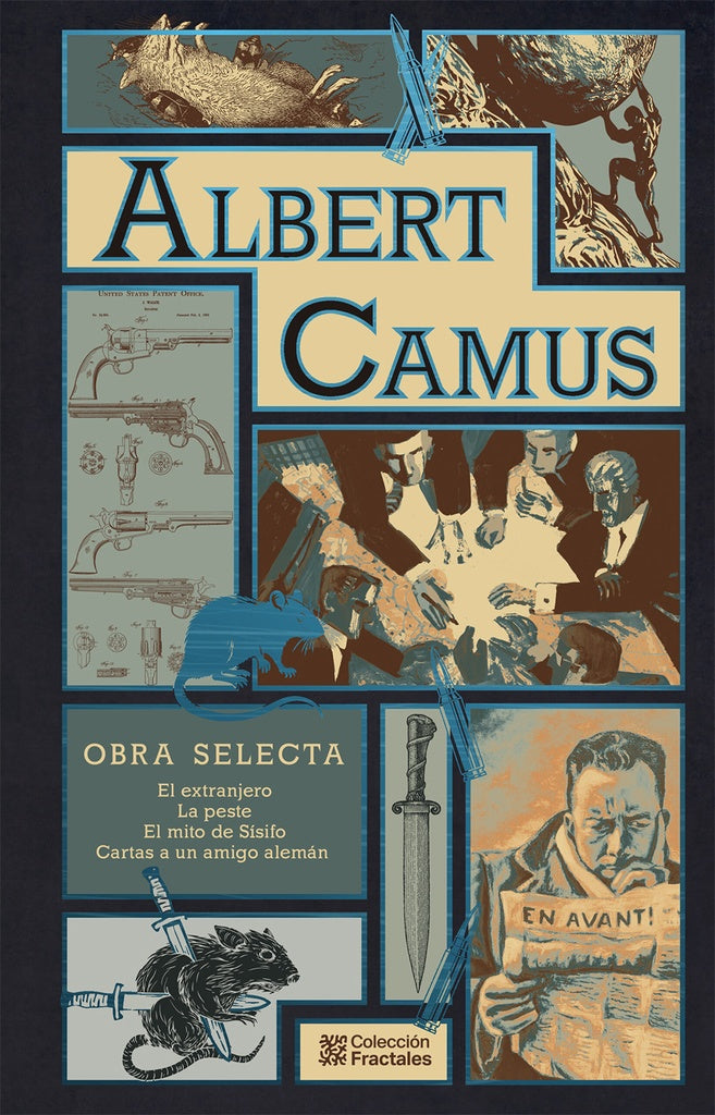 OBRA SELECTA. Tapa Dura. Con Cantos Pintados | ALBERT CAMUS