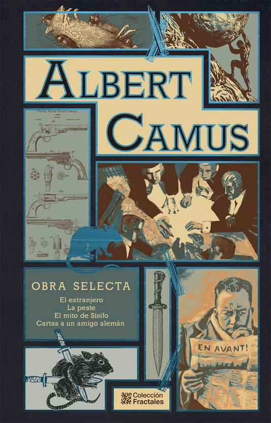 OBRA SELECTA. Tapa Dura. Con Cantos Pintados | ALBERT CAMUS