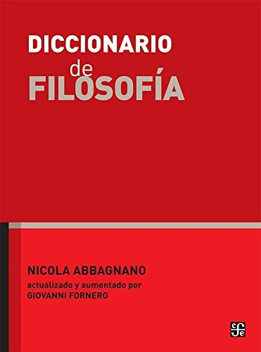 DICCIONARIO DE FILOSOFIA. | NICOLA ABBAGNANO